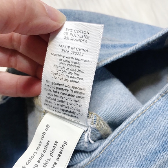 PacSun Light Wash Distressed Jeggings Jeans Skinny - Picture 9 of 9